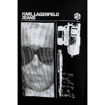 Karl Lagerfeld Jeans уголемен суичър мъжки памучен (B2M20033)