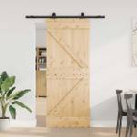 vidaXL Преплъзваща се врата NARVIK 85 x 210 см (152, 5 см) (3445216)