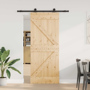 vidaXL Преплъзваща се врата NARVIK 85 x 210 см (152, 5 см) (3445216)