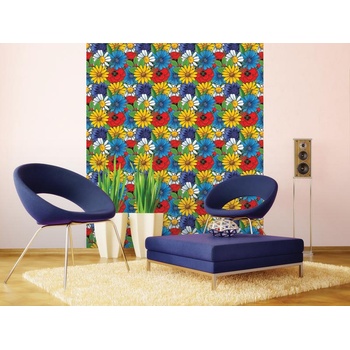 DIMEX ART Луксозна флизелинова тапета цветни цветя