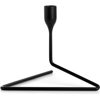 Born in Sweden Свещник за класическа свещ Puzzle 14 см черен (7340148)