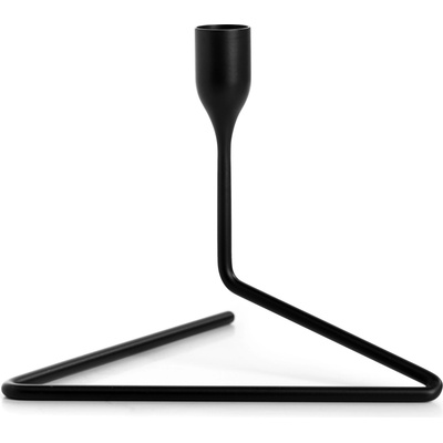 Born in Sweden Свещник за класическа свещ Puzzle 14 см черен (7340148)