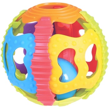 Playgro Разноцветна топка дрънкалка Playgro - Shake Rattle and Roll Ball (PG.0168)