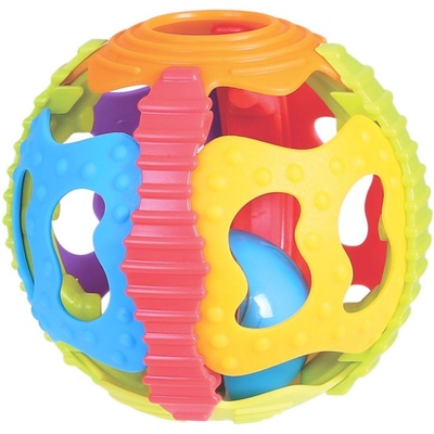 Playgro Разноцветна топка дрънкалка Playgro - Shake Rattle and Roll Ball (PG.0168)