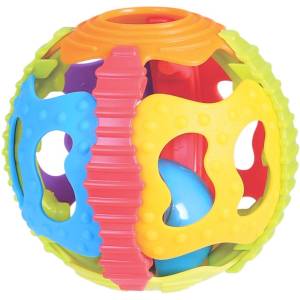 Playgro Разноцветна топка дрънкалка Playgro - Shake Rattle and Roll Ball (PG.0168)
