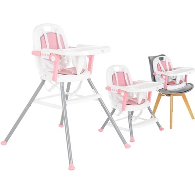 Moni Детски стол за хранене Amaretti 3в1 розов (3801005151387)