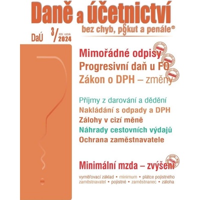 DaÚ č. 3 / 2024 - Zákon o DPH – změny