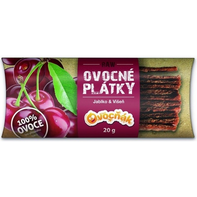Ovocňák Ovocné plátky Jablko višeň 20 g