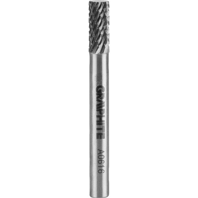 Graphite Karbidová rotační fréza HM, typ A (válcová), 6 x 16 mm, stopka 6 x 45 mm