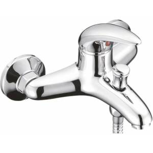 Inter Ceramic Едноръкохватков смесител за вана-душ Inter Ceramic Piedmont, гланциран хром (6109022)