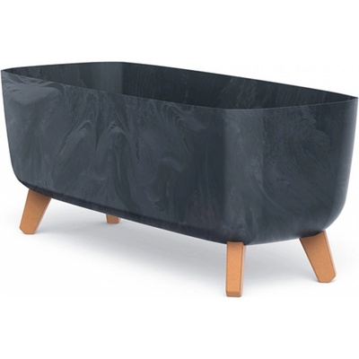 Prosperplast Květináč GRACIA CASE BETON EFFECT 58 cm antracit