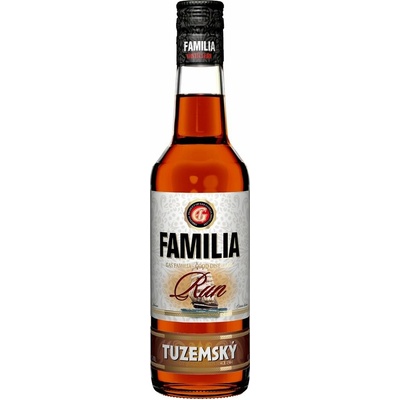 Familia Rum Tuzemský 37,5% 0,35 l (čistá fľaša)