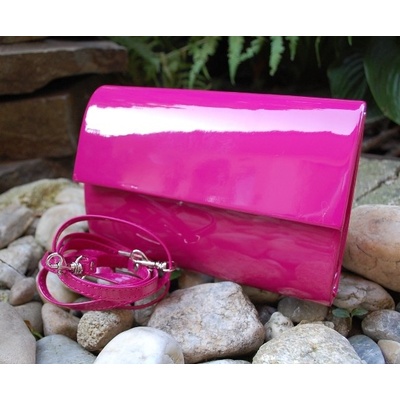 Kabelka fuchsia dlhé ramienko ružová