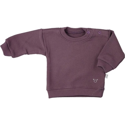 Kojenecké tričko Koala Pure beige Fialová