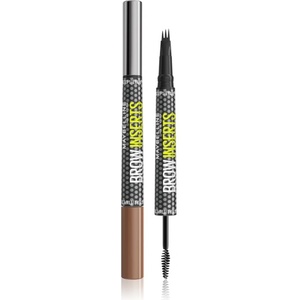 Maybelline new york Brow Inserts маркер за вежди с четка 2 в 1 цвят 2 Soft Brown 1.25ml