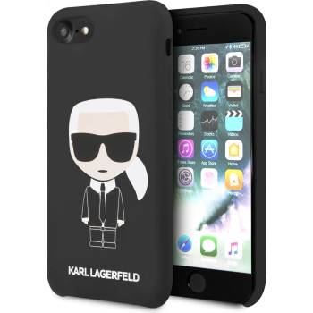 KARL LAGERFELD Гръб Karl Lagerfeld Full Body Silicone Case за iPhone 7/8/SE2020/SE2022 - Черен