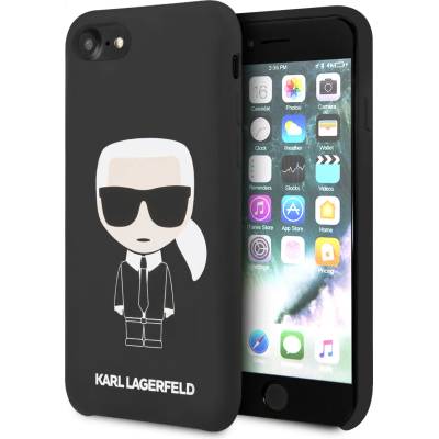 KARL LAGERFELD Гръб Karl Lagerfeld Full Body Silicone Case за iPhone 7/8/SE2020/SE2022 - Черен