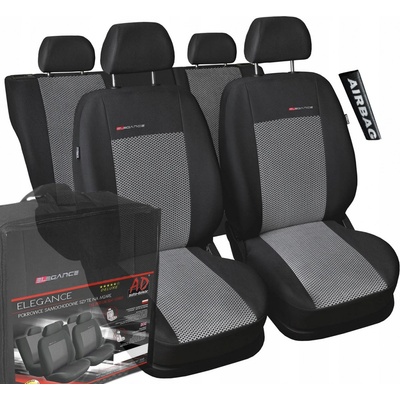 Autopotah Automega Škoda Octavia III dělené opěradlo zadní loketní opěrka šedo černá – Zboží Mobilmania