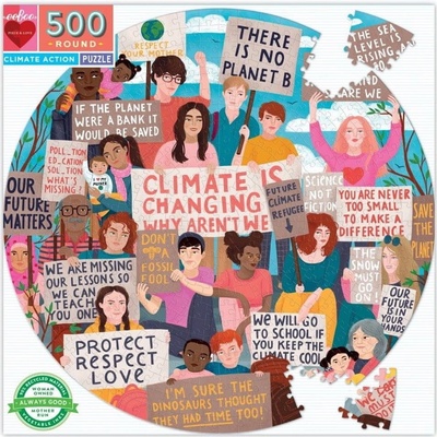 EEBOO Kulaté Chraňte klima naší planety 500 dílků