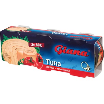 Giana Tuniak kúsky v paradajkovej omáčke 3 x 80 g