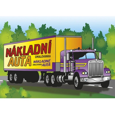 Omalovánka A5 Nákladní auta