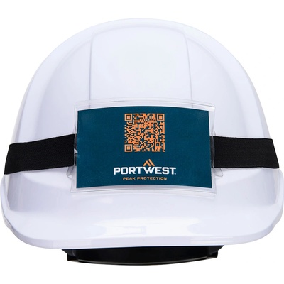 Portwest pa40 / Държач за идентификационна карта за каска - Черен (pa40bkr)