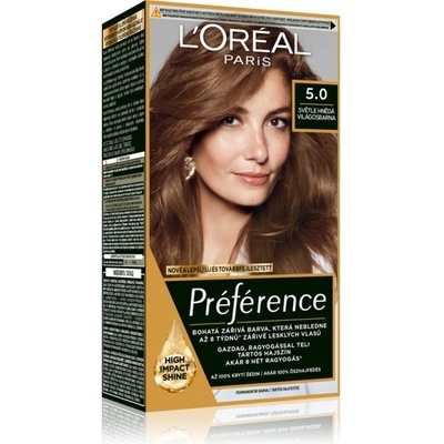 L’Oréal Paris Préférence farba na vlasy 5.0 Light Brown
