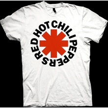 Red Hot Chili Peppers tričko Red Asterisk biele