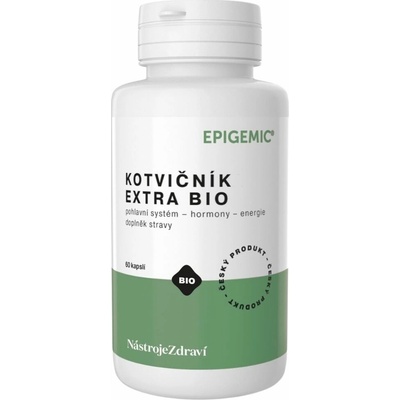Epigemic Kotvičník Extra BIO 60 kapslí