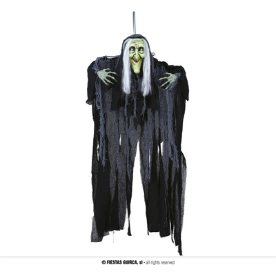 Fiestas Guirca Висяща декорация - Зелена вещица, 90 см