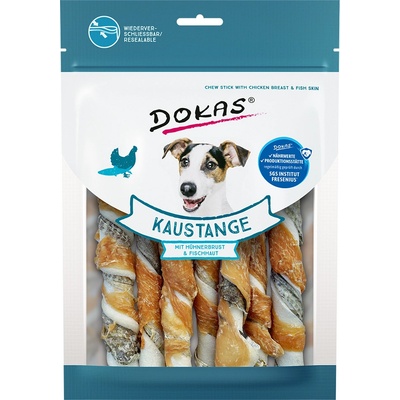 Dokas žuvacie tyčinky kuracie prsia a rybia koža 3 x 170 g