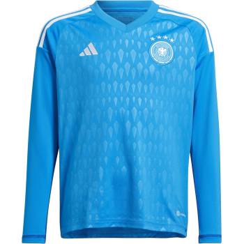 adidas Юношеско вратарско горнище Adidas Germany Tiro 23 Long Sleeve Goalkeeper Shirt Juniors - Blue Rush