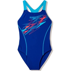 Speedo Детски бански костюм Speedo Kid's Medley Logo Medalist Swimsuit - Night Watch / Hyperteal - размер 164 (EU) (750-0878-1415)