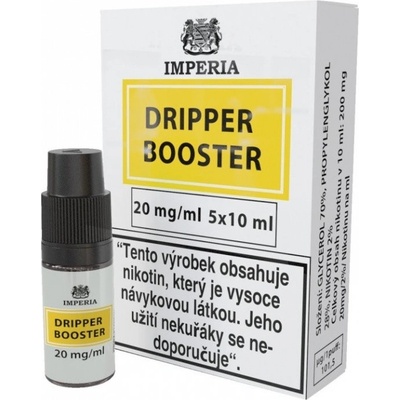 Boudoir Samadhi s.r.o. IMPERIA Dripper Booster PG30/VG70 20mg 5x10ml – Sleviste.cz