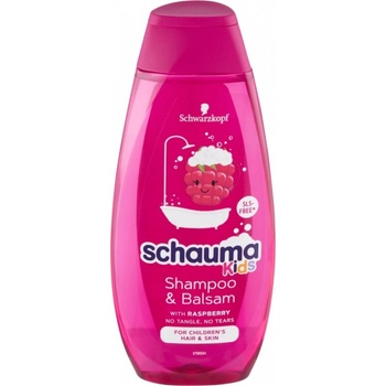 Schauma Kids Girls Raspberry šampón pre jemné vlasy 400 ml