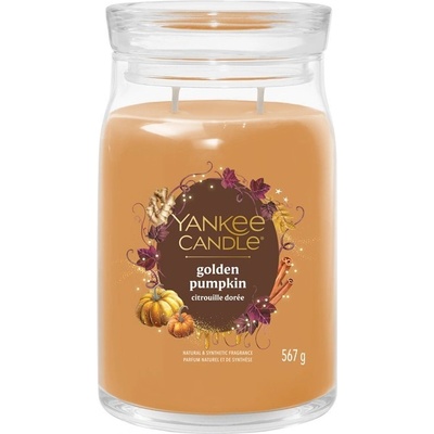 Yankee Candle Signature GOLDEN PUMPKIN 567 g – Zboží Dáma