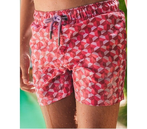 Sea'sons plavky Geometric Ruby