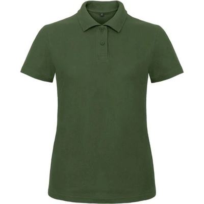 B&C Collection B&c id. 001 / Дамско пике поло - бутилково зелено xxxl (01id1054013)
