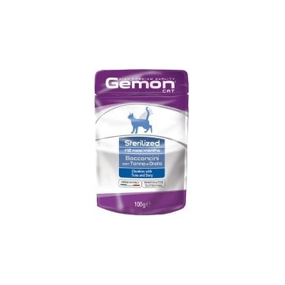Gemon Gemona Cat HP Sterilized tuniak a pleskáč 24 x 100 g
