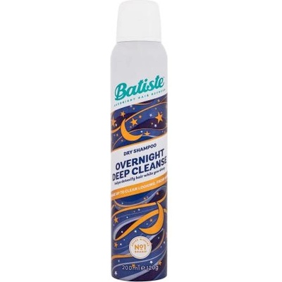 Batiste Overnight Deep Cleanse сух шампоан за нощно почистване и детоксикация на косата 200 ml за жени