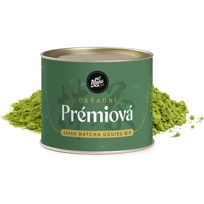 ManuTea Prémiová obřadní Japan Matcha BIO dárková dóza 40 g