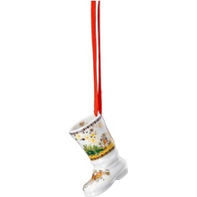 Vánoční porcelánová ozdoba na stromeček bota Christmas Lights 5 cm Rosenthal