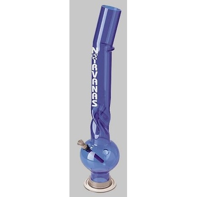 Nirvanas Bong Bublina Twistbend 50 cm modrá