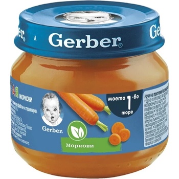 Gerber Пюре от Моркови 80г