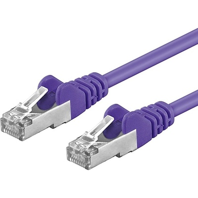 Premiumcord sp6asftp020V Patch, CAT6a S-FTP, RJ45-RJ45, AWG 26/7, 2m, fialový