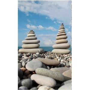 DIMEX ART Флизелинов фототапет камъни на плажа 150 x 250 см