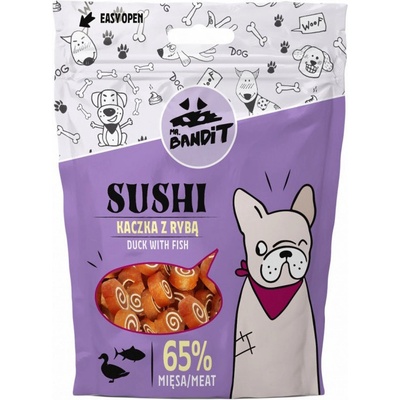 VetExpert Mr.Bandit SUSHI kačica a ryba 80 g