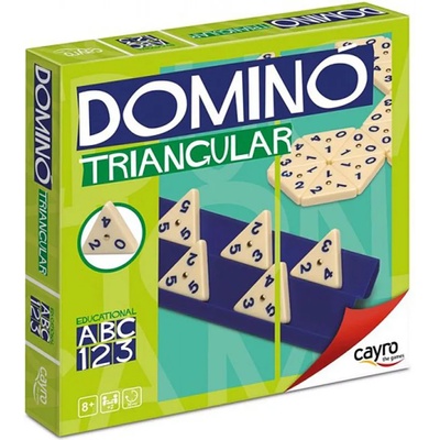 Cayro Класическа игра Cayro - Триъгълно домино, зелено (C710)