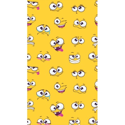 Textilomanie Plážová osuška SMILE 100 x 180 cm žltá