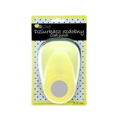 DALPRINT Decorative hole punch 7, 5cm circle with frill